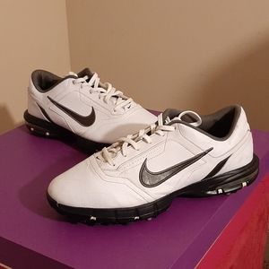 White Nike Golf Shoes